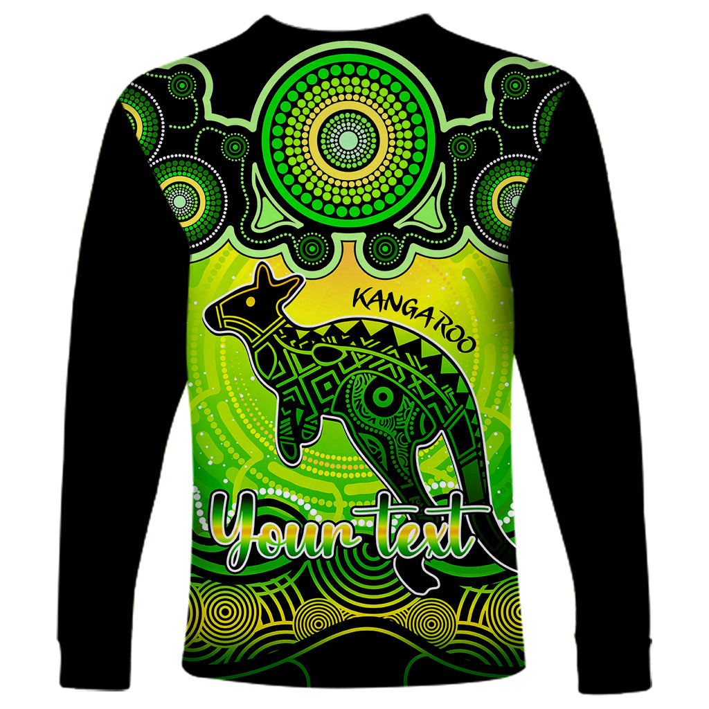 personalised-australia-aries-kangaroo-zodiac-long-sleeve-shirt-auz-astrology-aboriginal-green