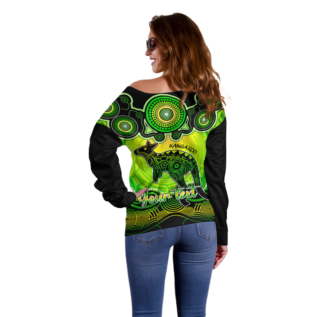 personalised-australia-aries-kangaroo-zodiac-off-shoulder-sweater-auz-astrology-aboriginal-green