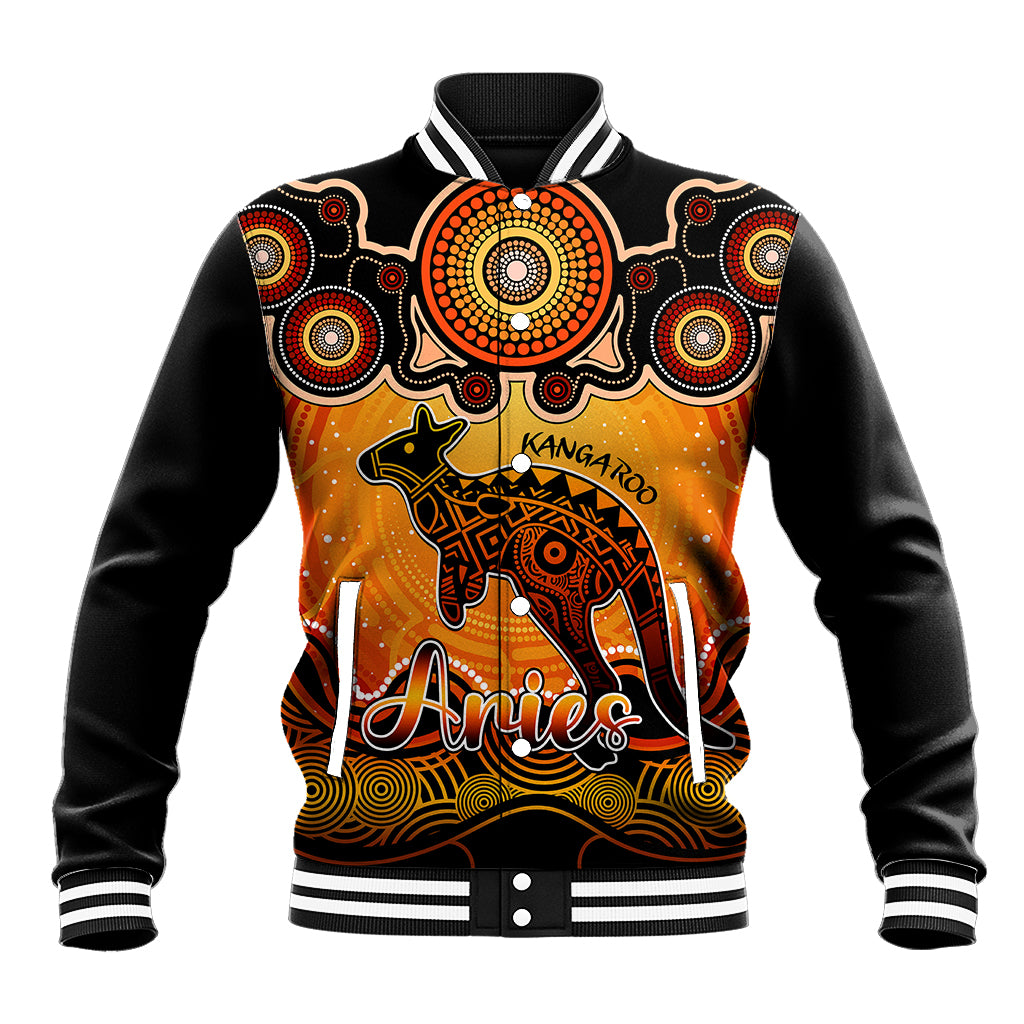 personalised-australia-aries-kangaroo-zodiac-baseball-jacket-auz-astrology-aboriginal-red