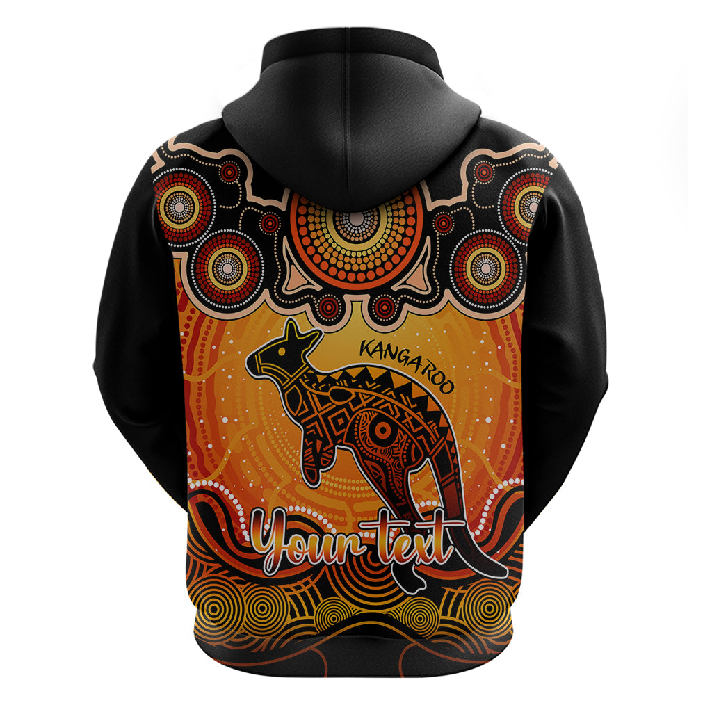 personalised-australia-aries-kangaroo-zodiac-hoodie-auz-astrology-aboriginal-red