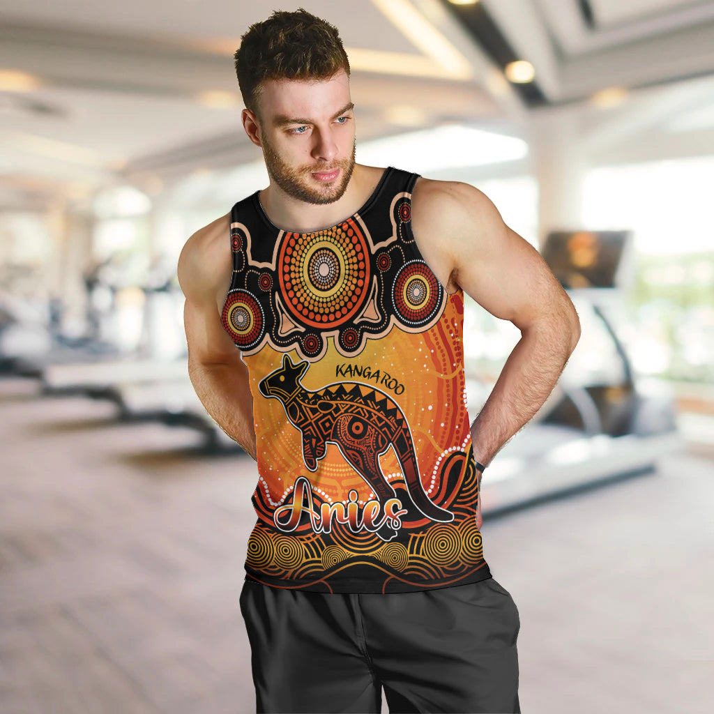 personalised-australia-aries-kangaroo-zodiac-men-tank-top-auz-astrology-aboriginal-red