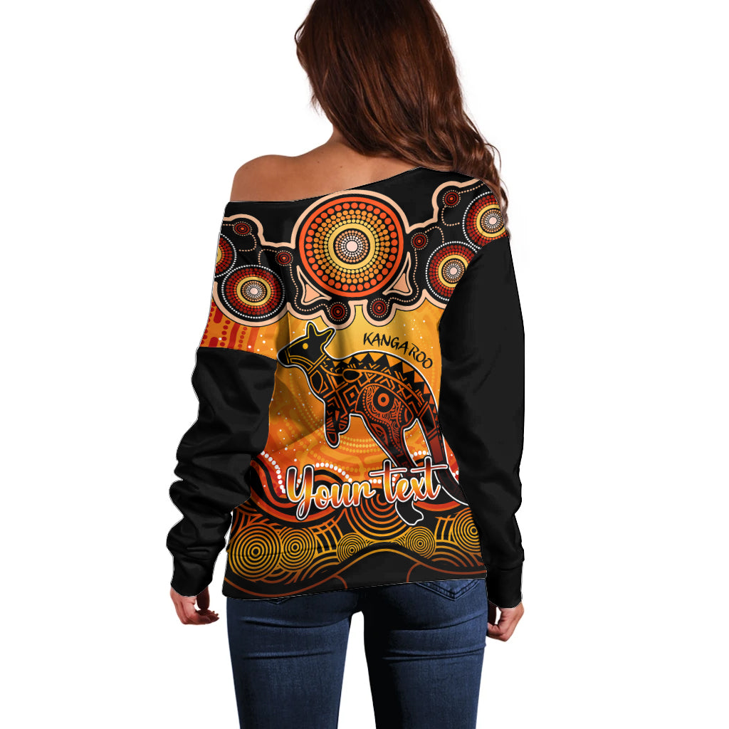 personalised-australia-aries-kangaroo-zodiac-off-shoulder-sweater-auz-astrology-aboriginal-red