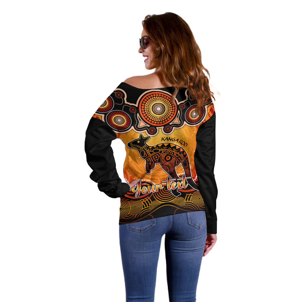 personalised-australia-aries-kangaroo-zodiac-off-shoulder-sweater-auz-astrology-aboriginal-red