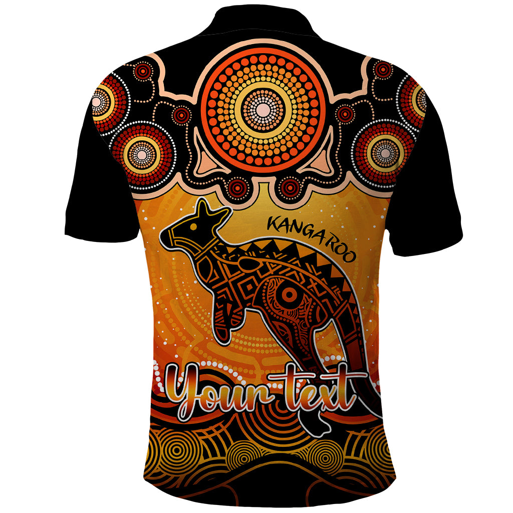 personalised-australia-aries-kangaroo-zodiac-polo-shirt-auz-astrology-aboriginal-red