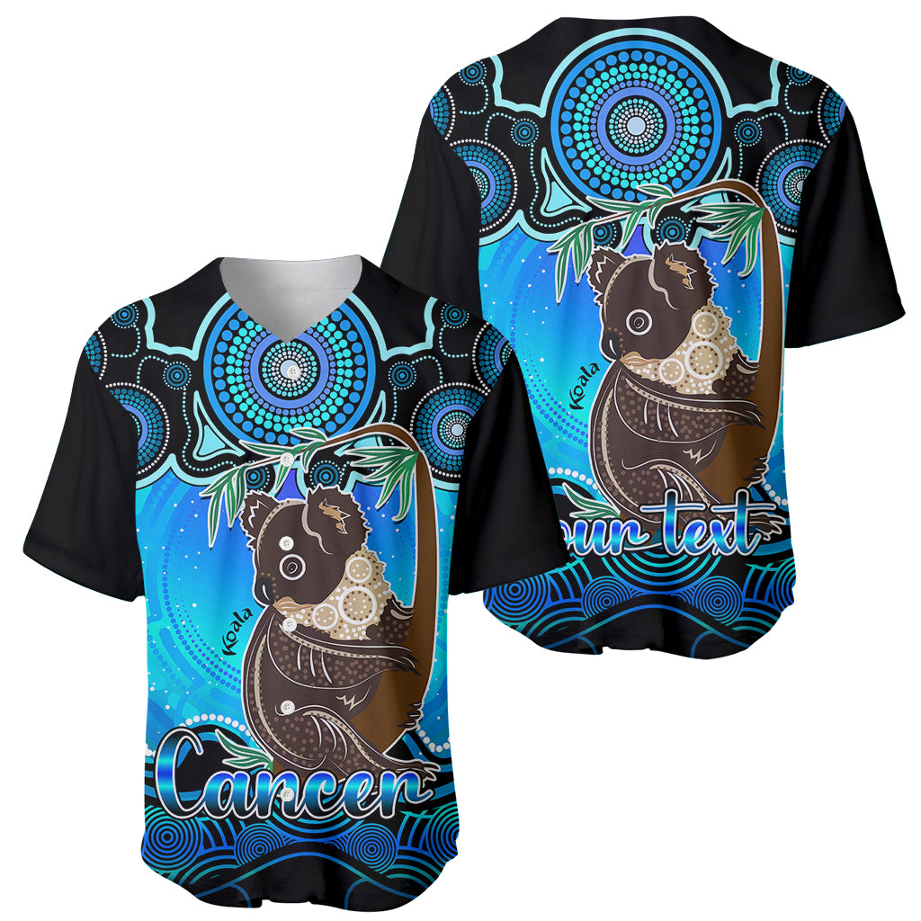 personalised-australia-cancer-koala-zodiac-baseball-jersey-auz-astrology-aboriginal-aqua