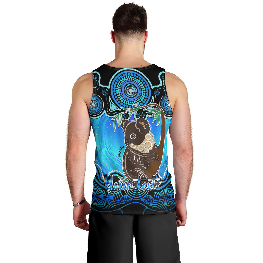 personalised-australia-cancer-koala-zodiac-men-tank-top-auz-astrology-aboriginal-aqua