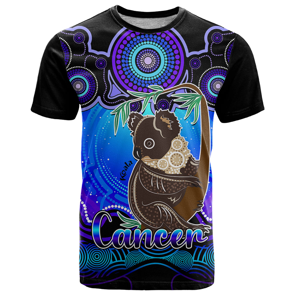 personalised-australia-cancer-koala-zodiac-t-shirt-auz-astrology-aboriginal-blue