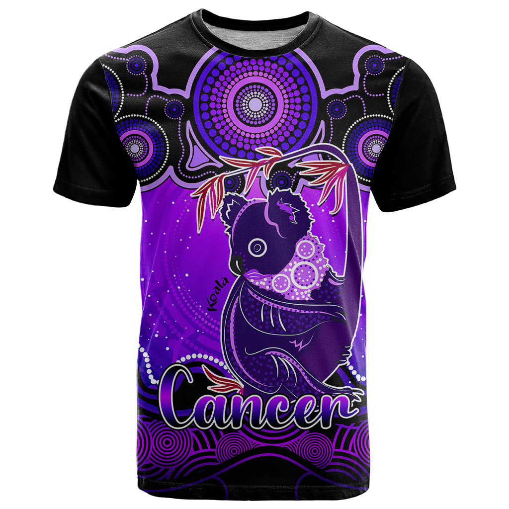 personalised-australia-cancer-koala-zodiac-t-shirt-auz-astrology-aboriginal-purple