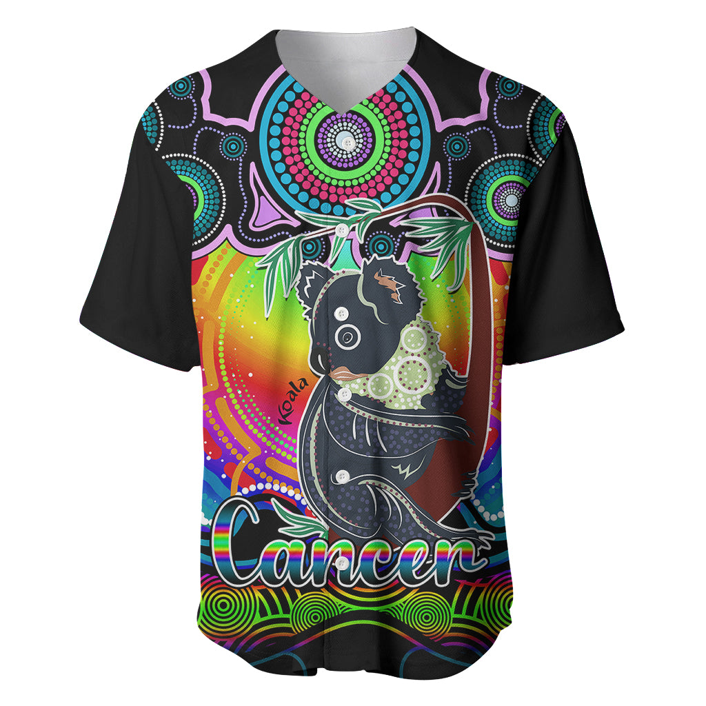 personalised-australia-cancer-koala-zodiac-baseball-jersey-auz-astrology-aboriginal-rainbow