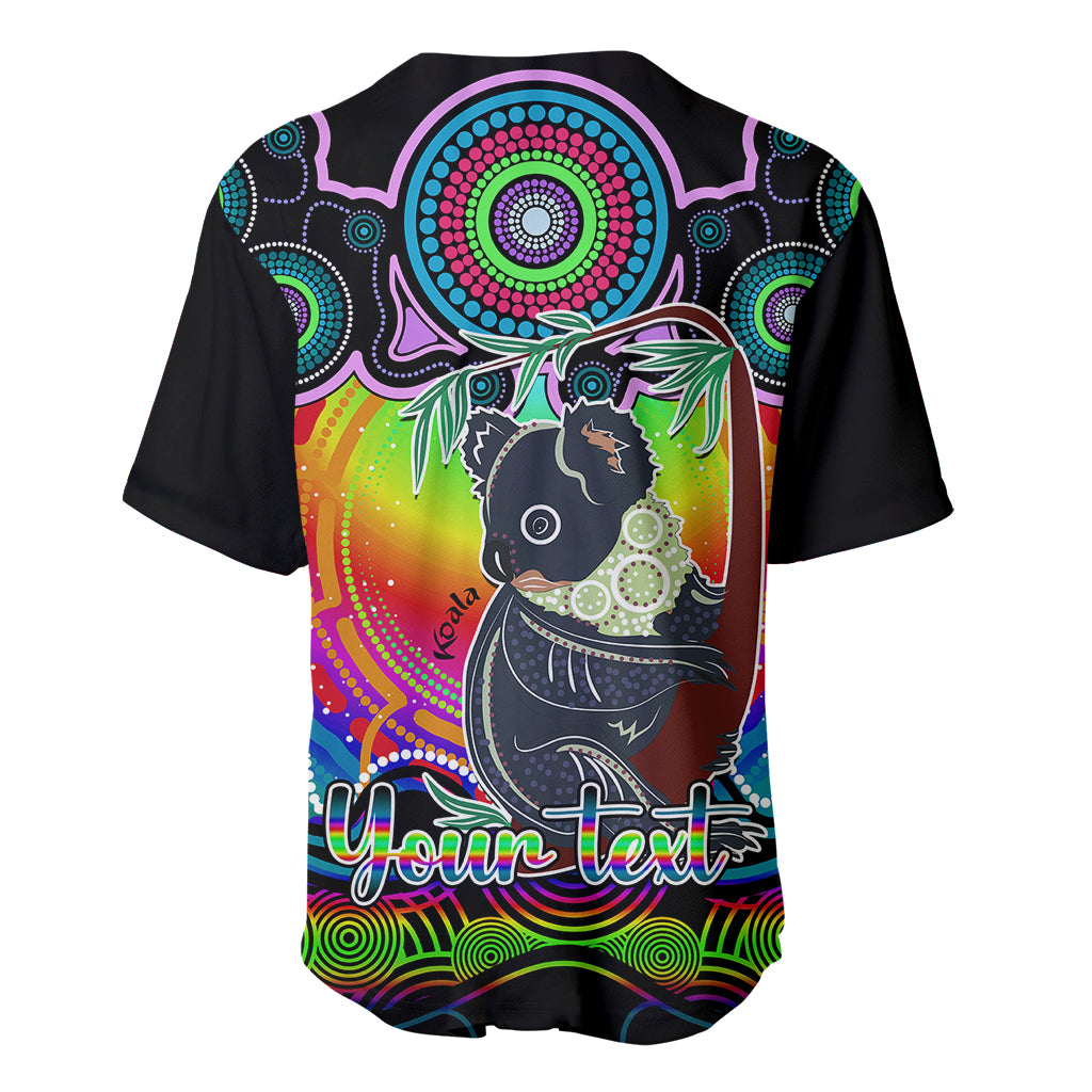 personalised-australia-cancer-koala-zodiac-baseball-jersey-auz-astrology-aboriginal-rainbow