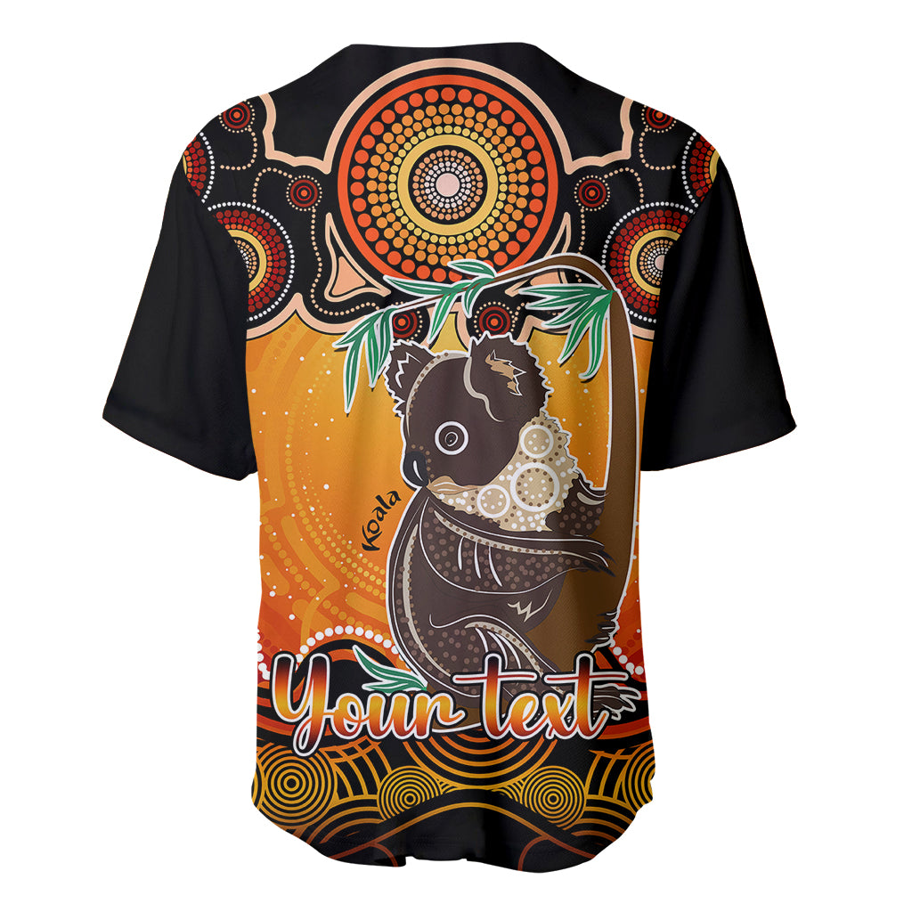 personalised-australia-cancer-koala-zodiac-baseball-jersey-auz-astrology-aboriginal-red