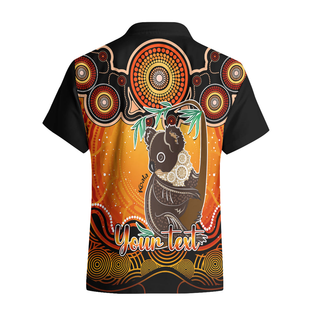 personalised-australia-cancer-koala-zodiac-hawaiian-shirt-auz-astrology-aboriginal-red