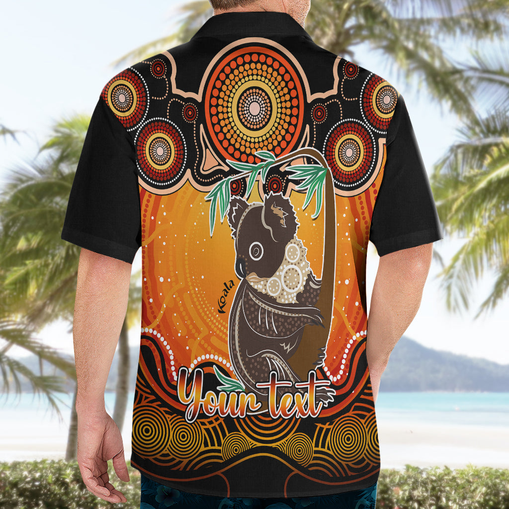 personalised-australia-cancer-koala-zodiac-hawaiian-shirt-auz-astrology-aboriginal-red