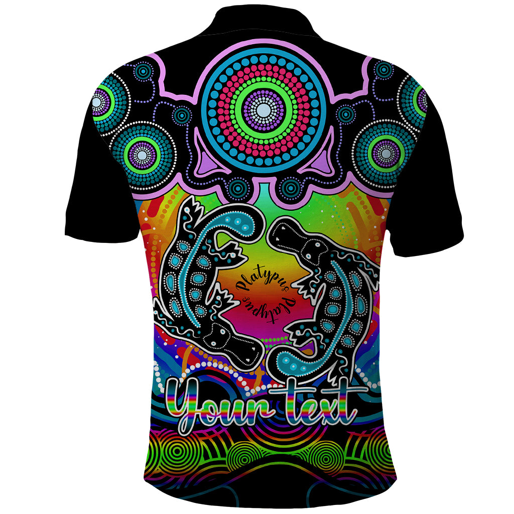 personalised-australia-pisces-platypus-zodiac-polo-shirt-auz-astrology-aboriginal-rainbow