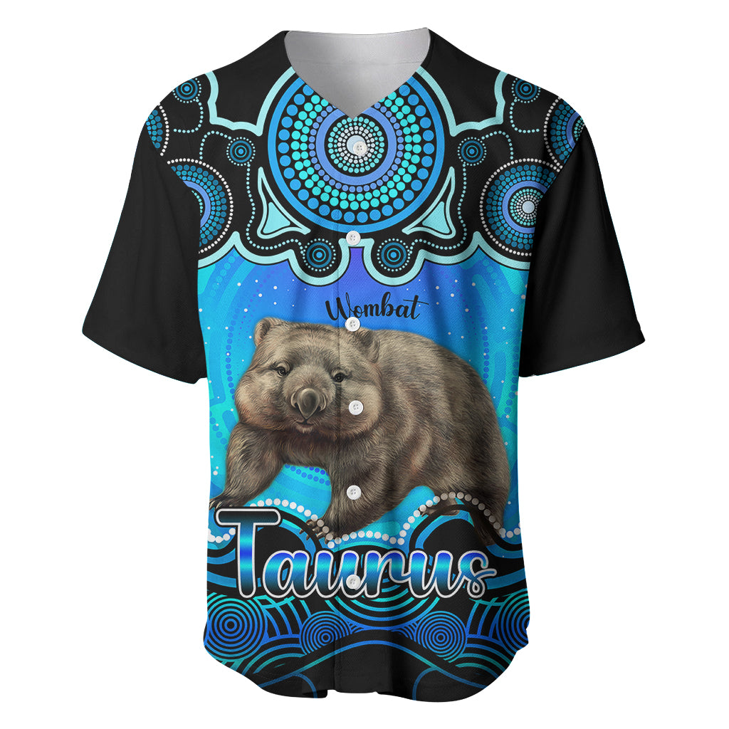 personalised-australia-taurus-wombat-zodiac-baseball-jersey-auz-astrology-aboriginal-aqua