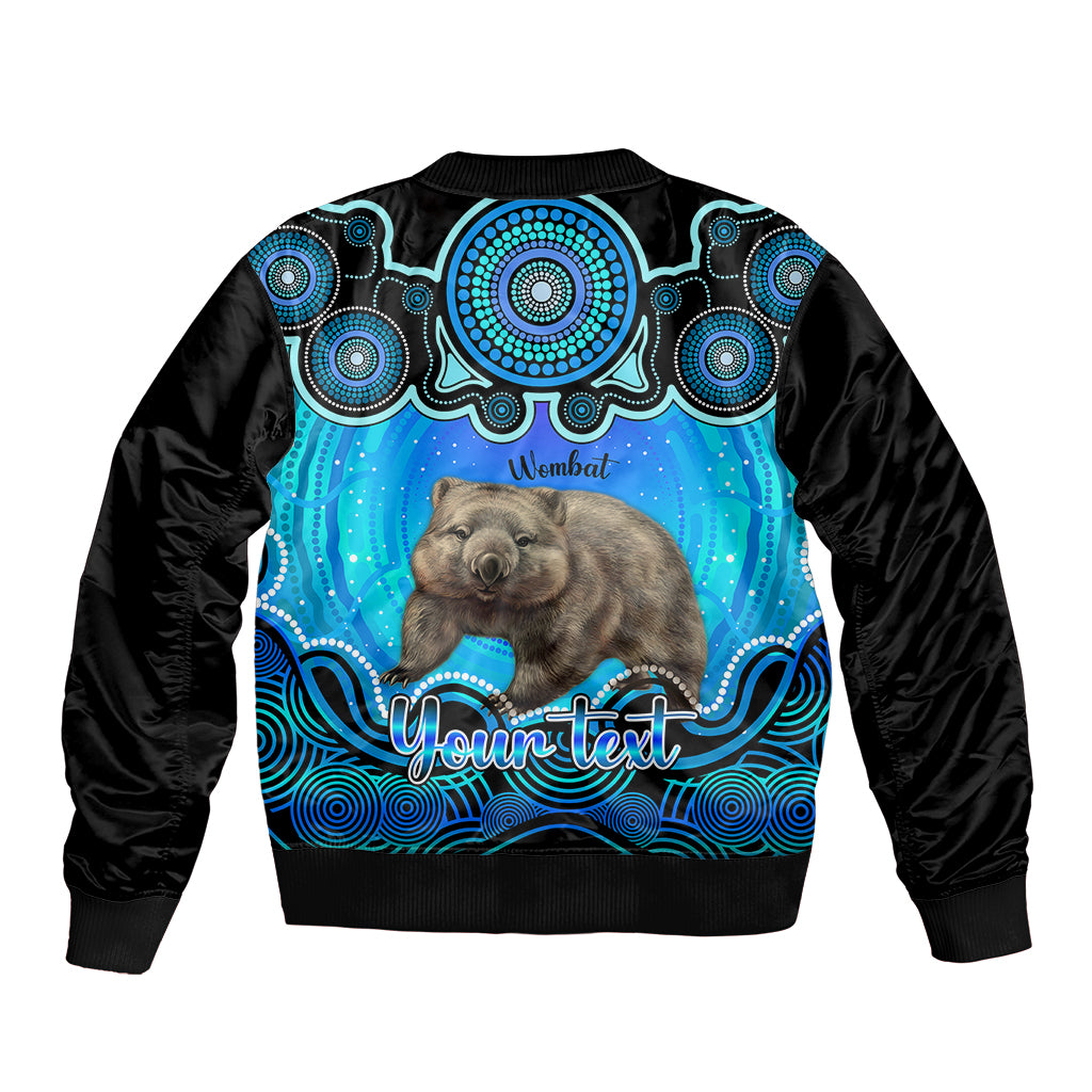 personalised-australia-taurus-wombat-zodiac-bomber-jacket-auz-astrology-aboriginal-aqua