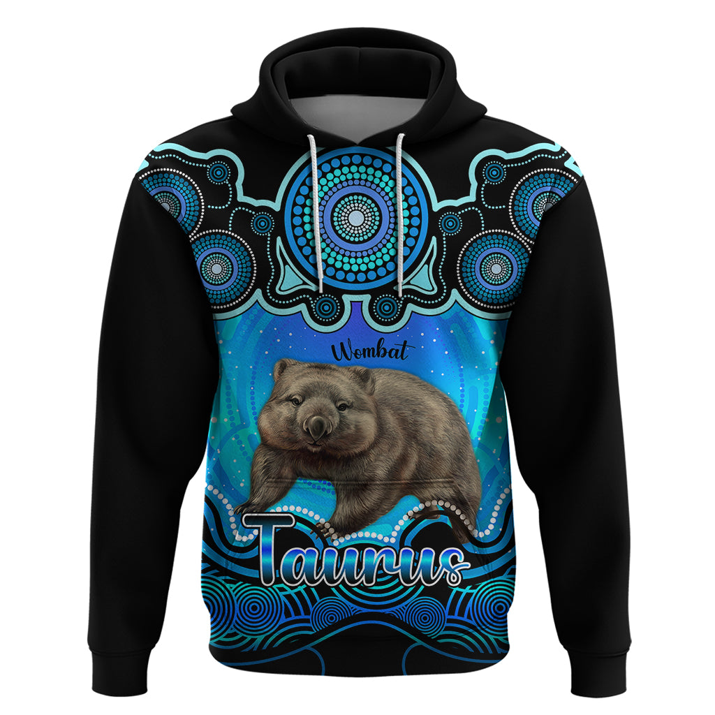 personalised-australia-taurus-wombat-zodiac-hoodie-auz-astrology-aboriginal-aqua