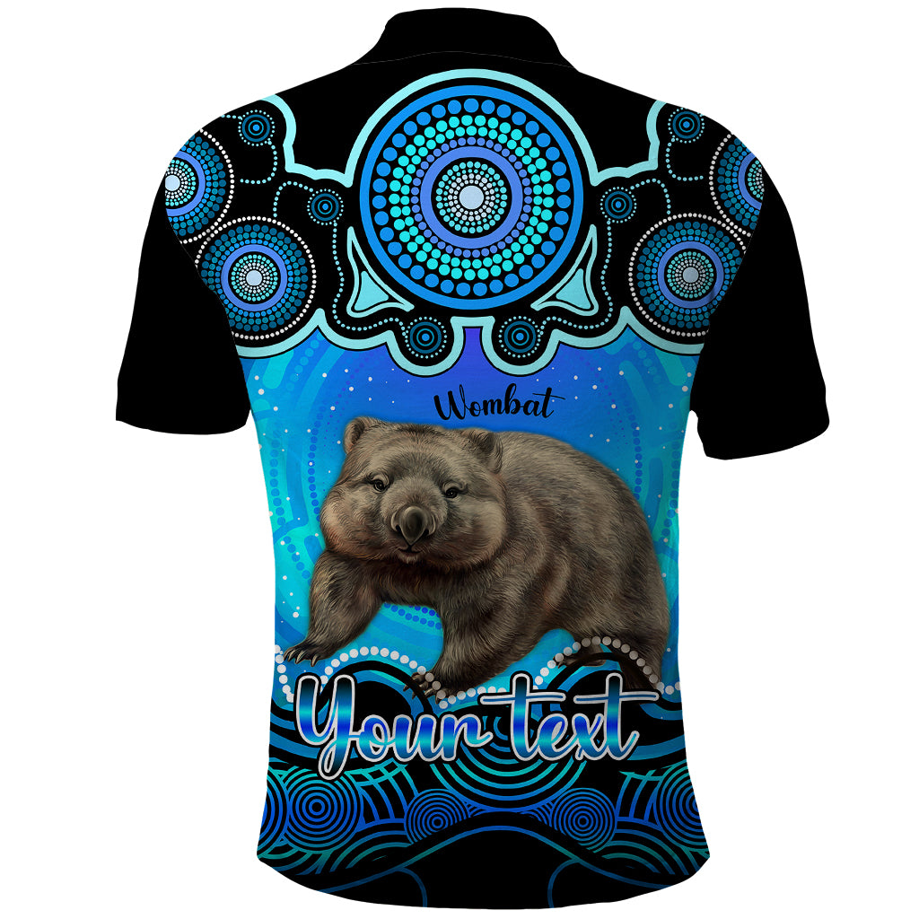 personalised-australia-taurus-wombat-zodiac-polo-shirt-auz-astrology-aboriginal-aqua