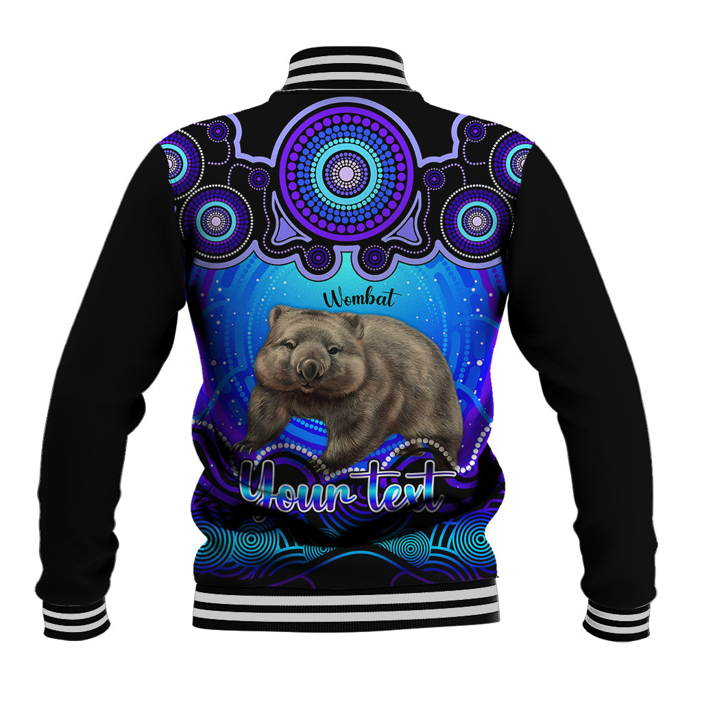 personalised-australia-taurus-wombat-zodiac-baseball-jacket-auz-astrology-aboriginal-blue