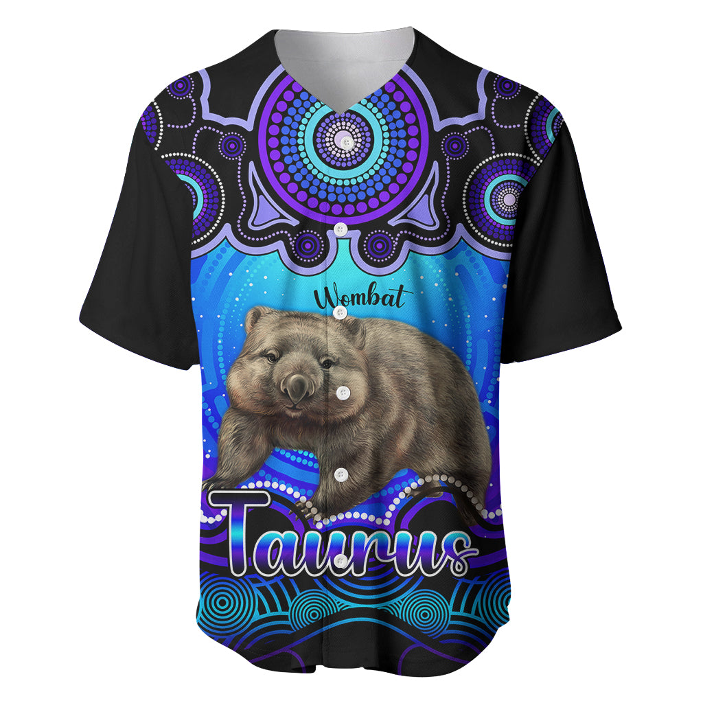 personalised-australia-taurus-wombat-zodiac-baseball-jersey-auz-astrology-aboriginal-blue