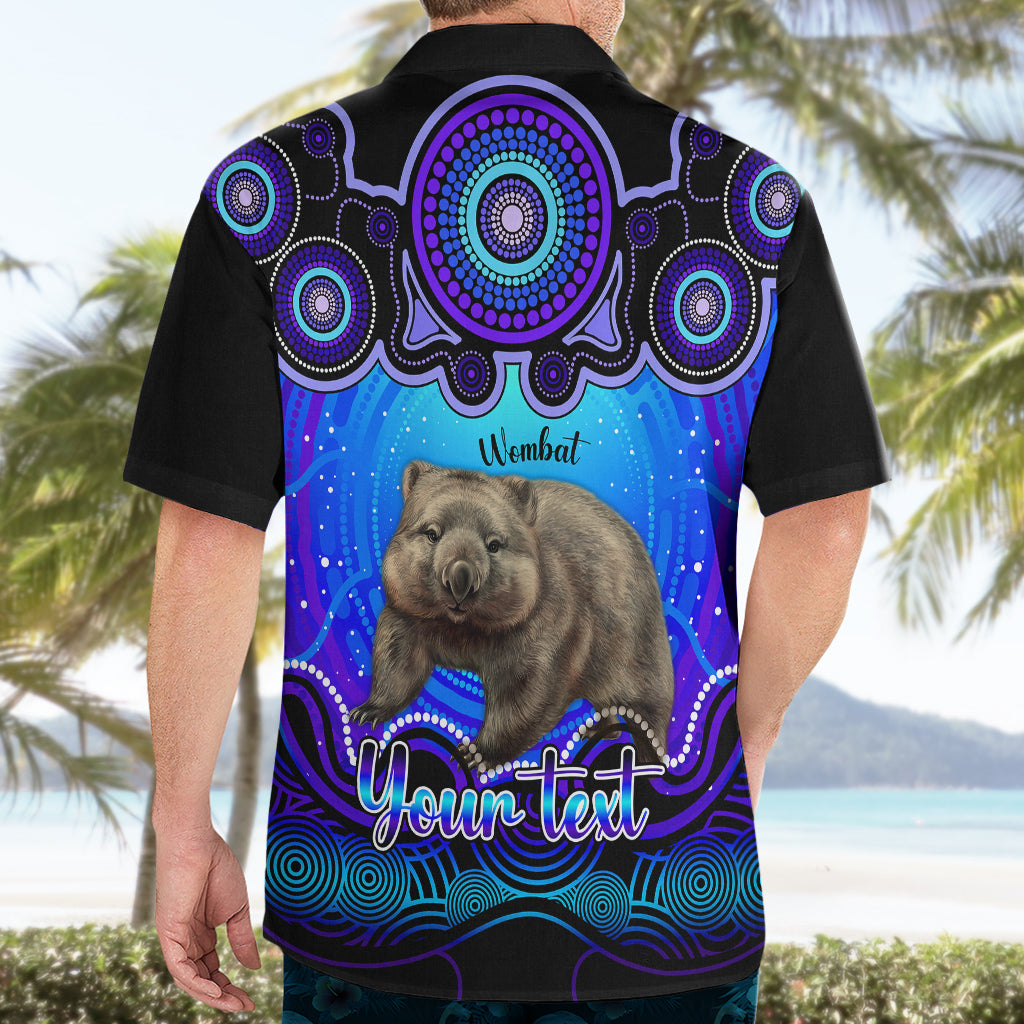 personalised-australia-taurus-wombat-zodiac-hawaiian-shirt-auz-astrology-aboriginal-blue