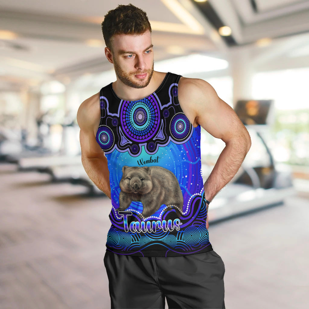 personalised-australia-taurus-wombat-zodiac-men-tank-top-auz-astrology-aboriginal-blue