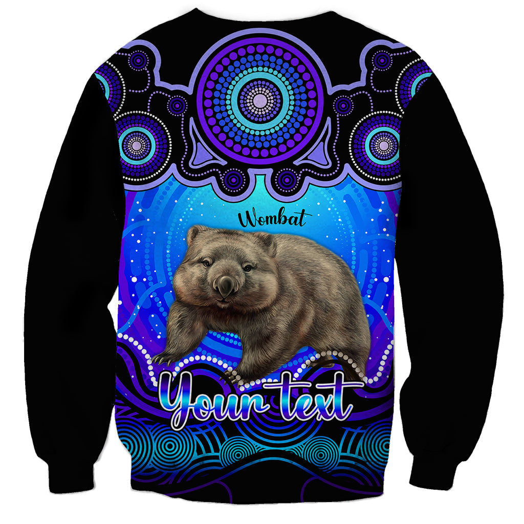 personalised-australia-taurus-wombat-zodiac-sweatshirt-auz-astrology-aboriginal-blue