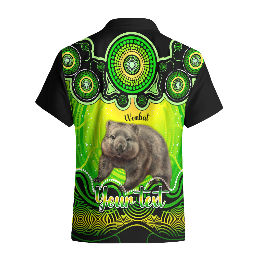 personalised-australia-taurus-wombat-zodiac-hawaiian-shirt-auz-astrology-aboriginal-green