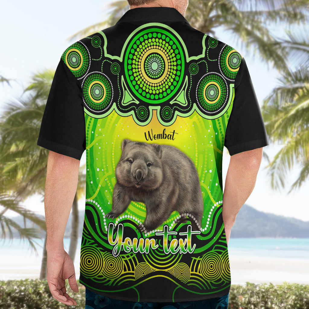 personalised-australia-taurus-wombat-zodiac-hawaiian-shirt-auz-astrology-aboriginal-green