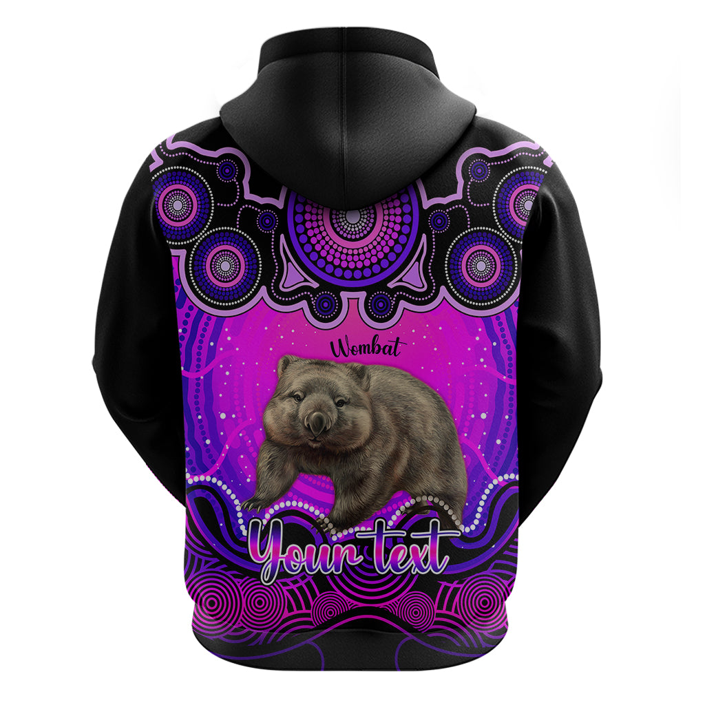 personalised-australia-taurus-wombat-zodiac-hoodie-auz-astrology-aboriginal-magenta