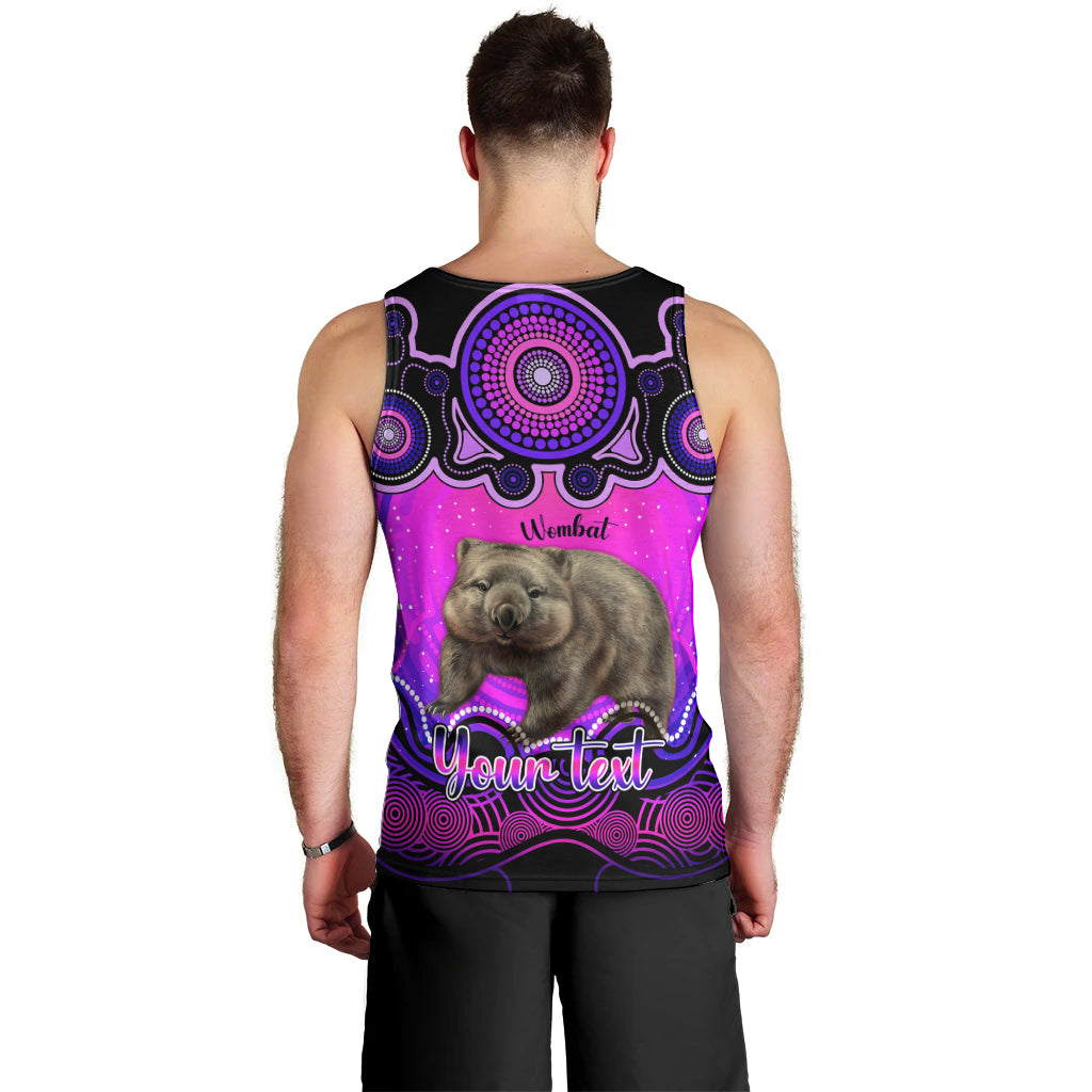 personalised-australia-taurus-wombat-zodiac-men-tank-top-auz-astrology-aboriginal-magenta