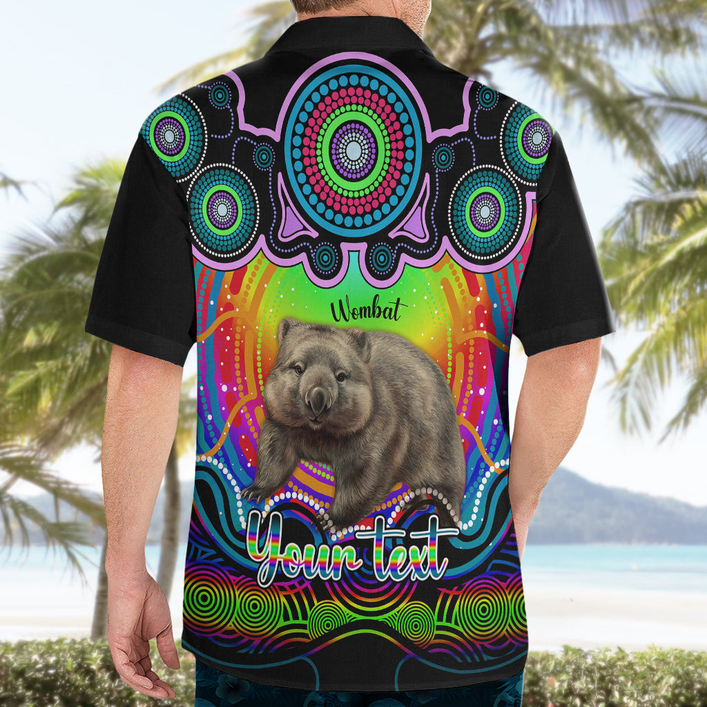 personalised-australia-taurus-wombat-zodiac-hawaiian-shirt-auz-astrology-aboriginal-rainbow