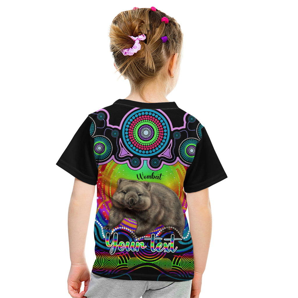 personalised-australia-taurus-wombat-zodiac-kid-t-shirt-auz-astrology-aboriginal-rainbow