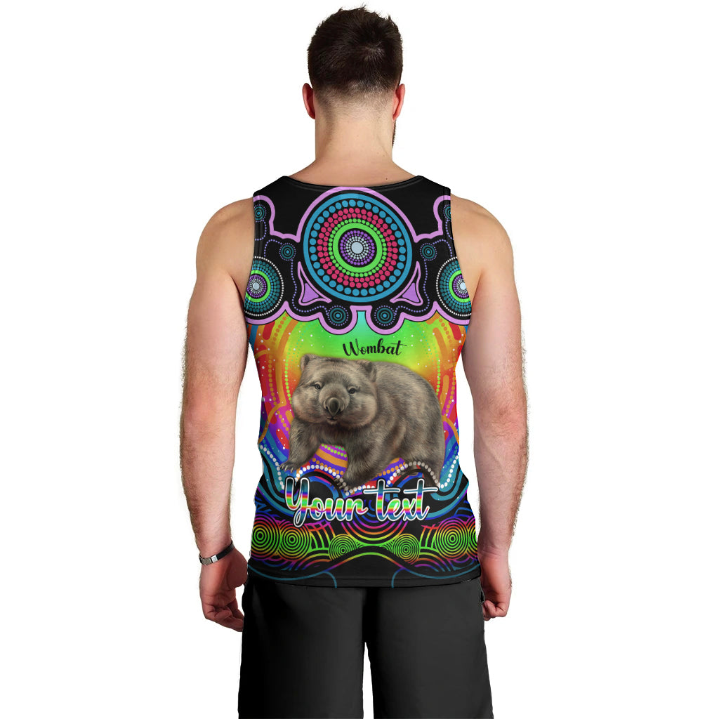 personalised-australia-taurus-wombat-zodiac-men-tank-top-auz-astrology-aboriginal-rainbow