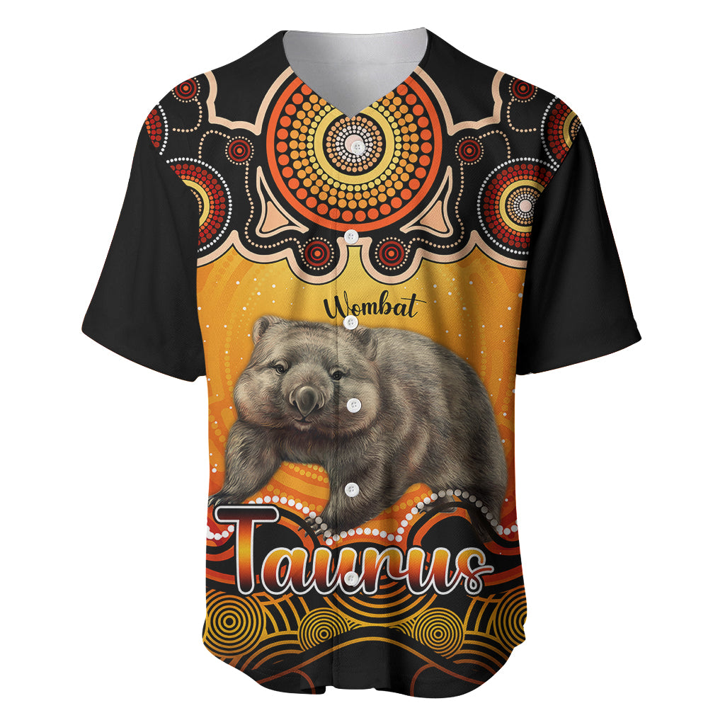 personalised-australia-taurus-wombat-zodiac-baseball-jersey-auz-astrology-aboriginal-red