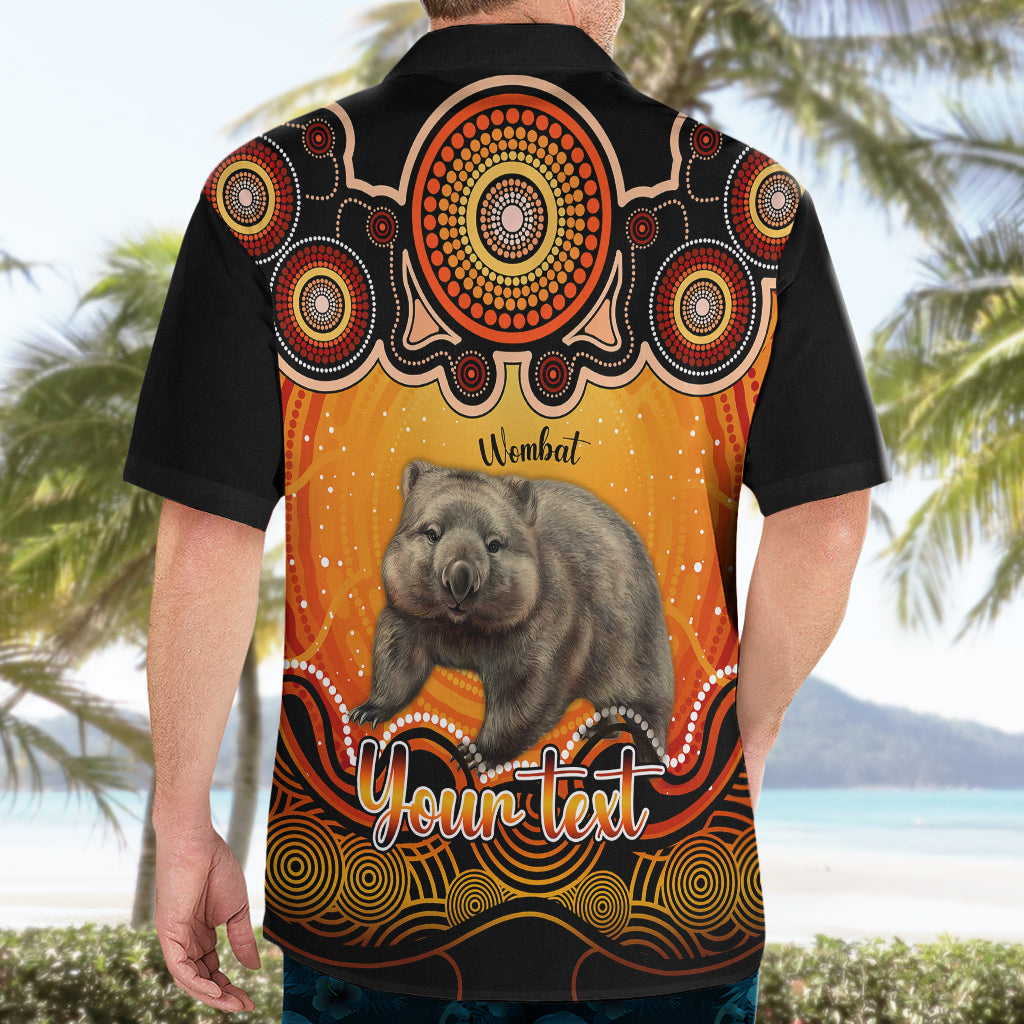 personalised-australia-taurus-wombat-zodiac-hawaiian-shirt-auz-astrology-aboriginal-red