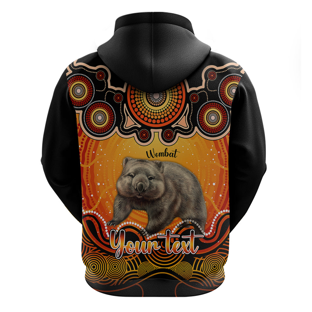 personalised-australia-taurus-wombat-zodiac-hoodie-auz-astrology-aboriginal-red