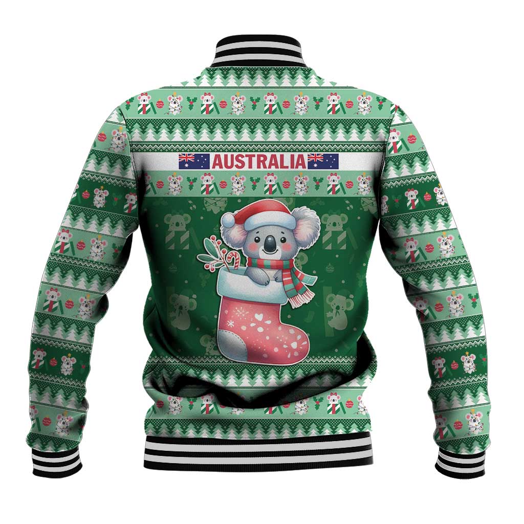 Aussie Koala Baseball Jacket Merry Christmas