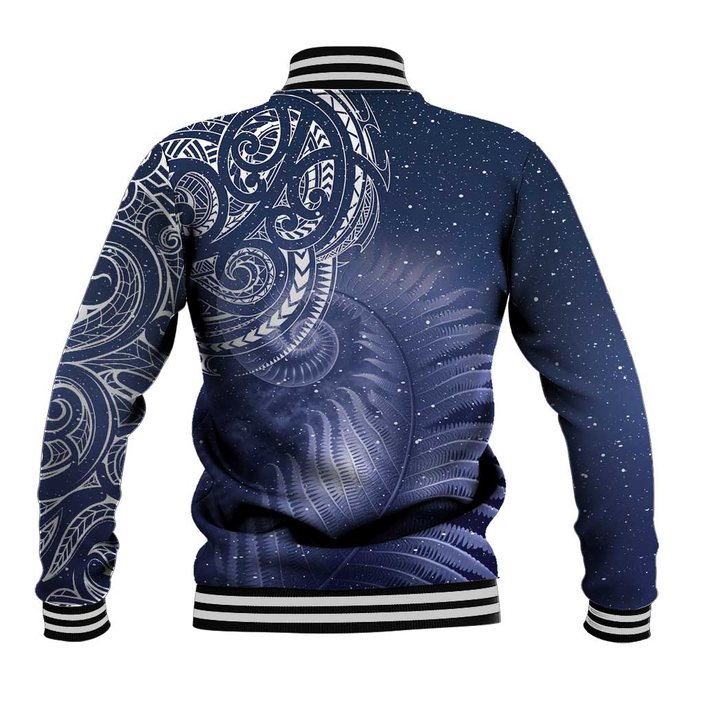 New Zealand Galaxy Fern Baseball Jacket