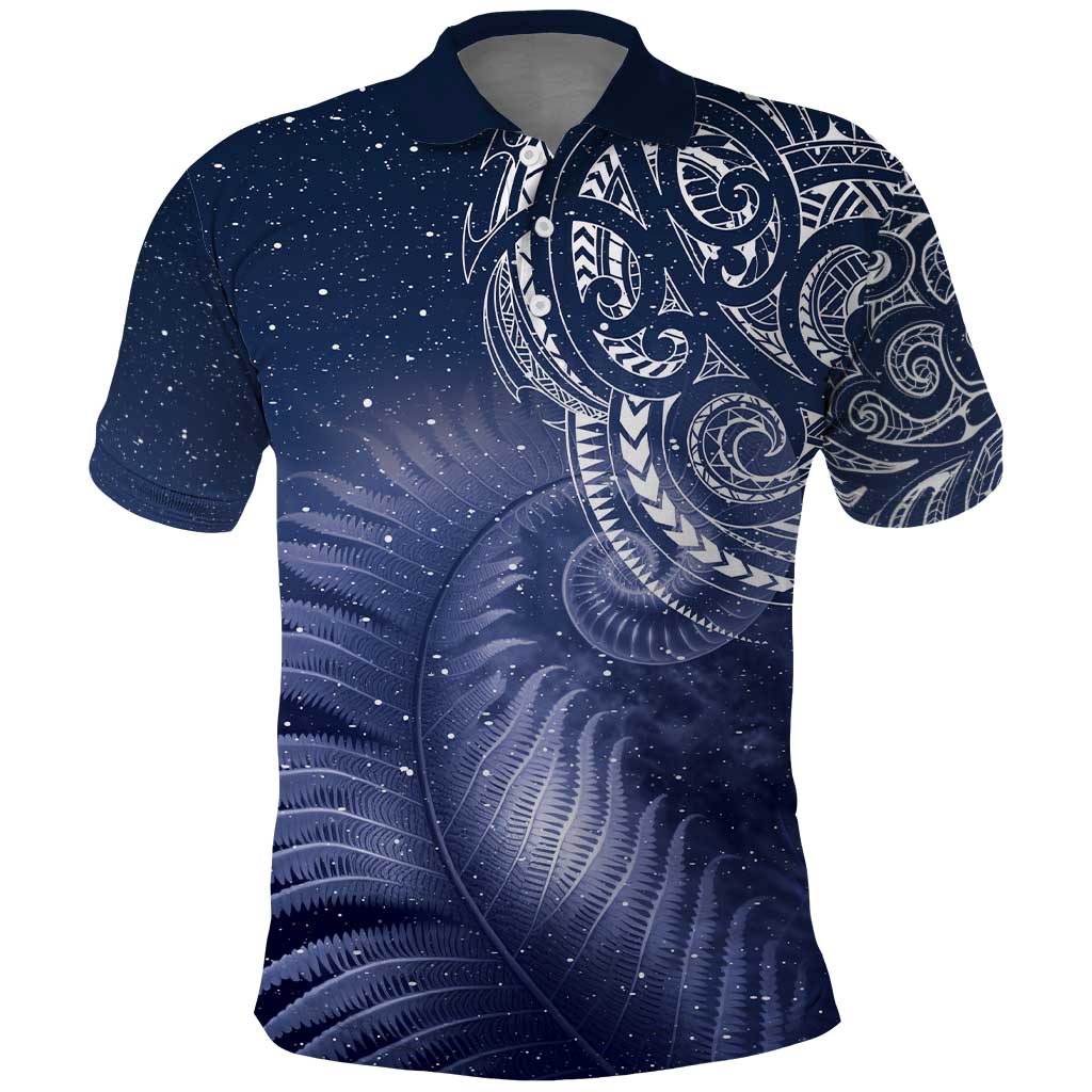 New Zealand Galaxy Fern Polo Shirt