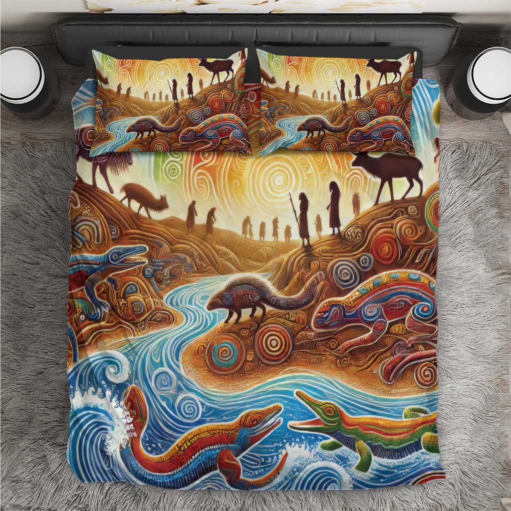 Aboriginal Dreamtime Animals Stories Bedding Set