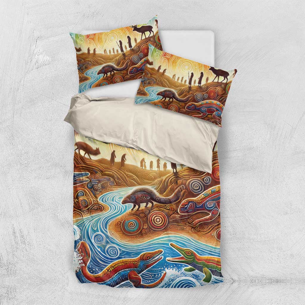 Aboriginal Dreamtime Animals Stories Bedding Set