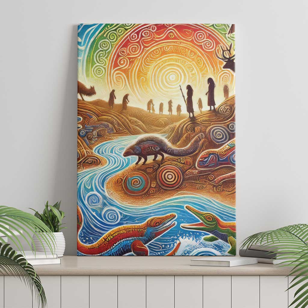Aboriginal Dreamtime Animals Stories Canvas Wall Art