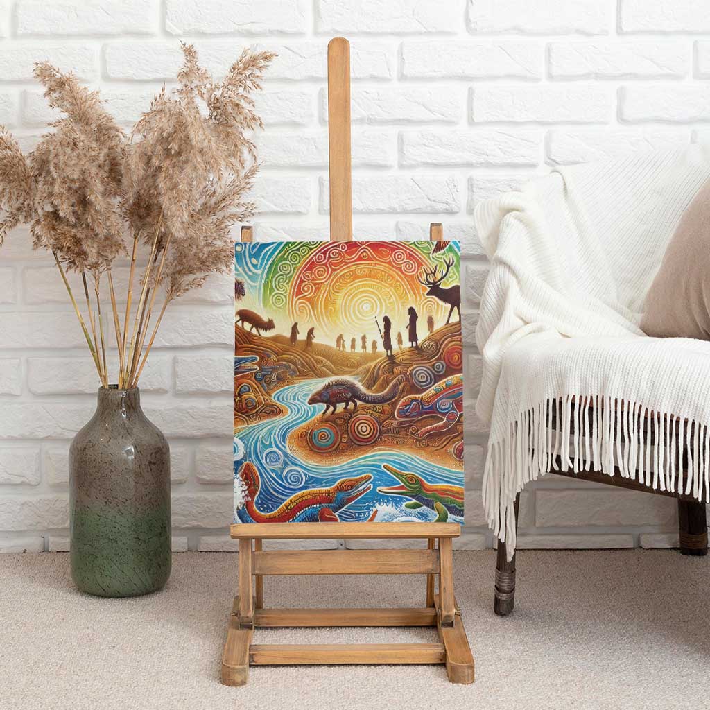 Aboriginal Dreamtime Animals Stories Canvas Wall Art