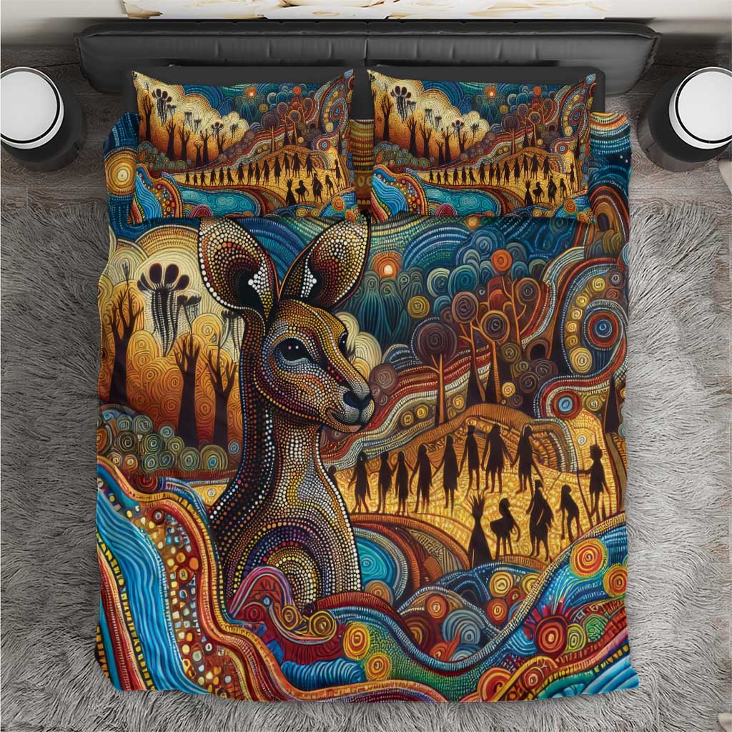 Aboriginal Dreamtime Stories Land Bedding Set