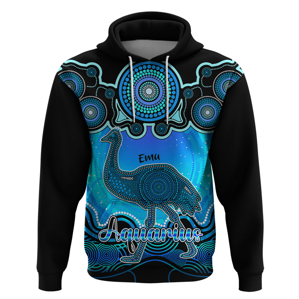 personalised-australia-aquarius-emu-zodiac-hoodie-auz-astrology-aboriginal-aqua