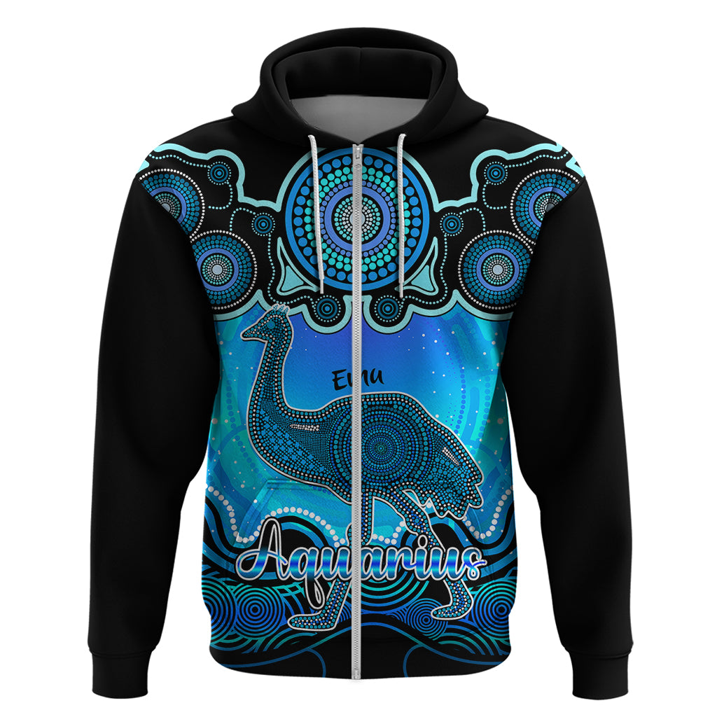 personalised-australia-aquarius-emu-zodiac-hoodie-auz-astrology-aboriginal-aqua