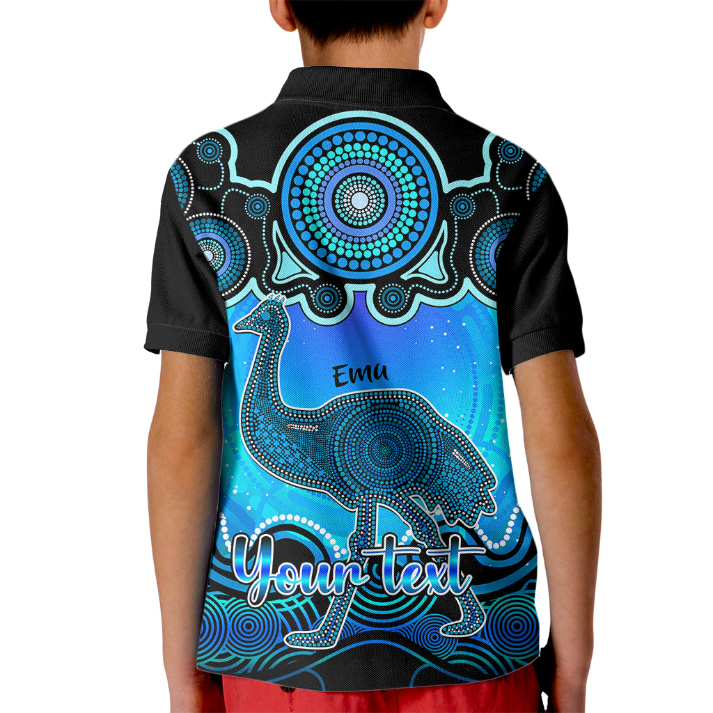 personalised-australia-aquarius-emu-zodiac-kid-polo-shirt-auz-astrology-aboriginal-aqua