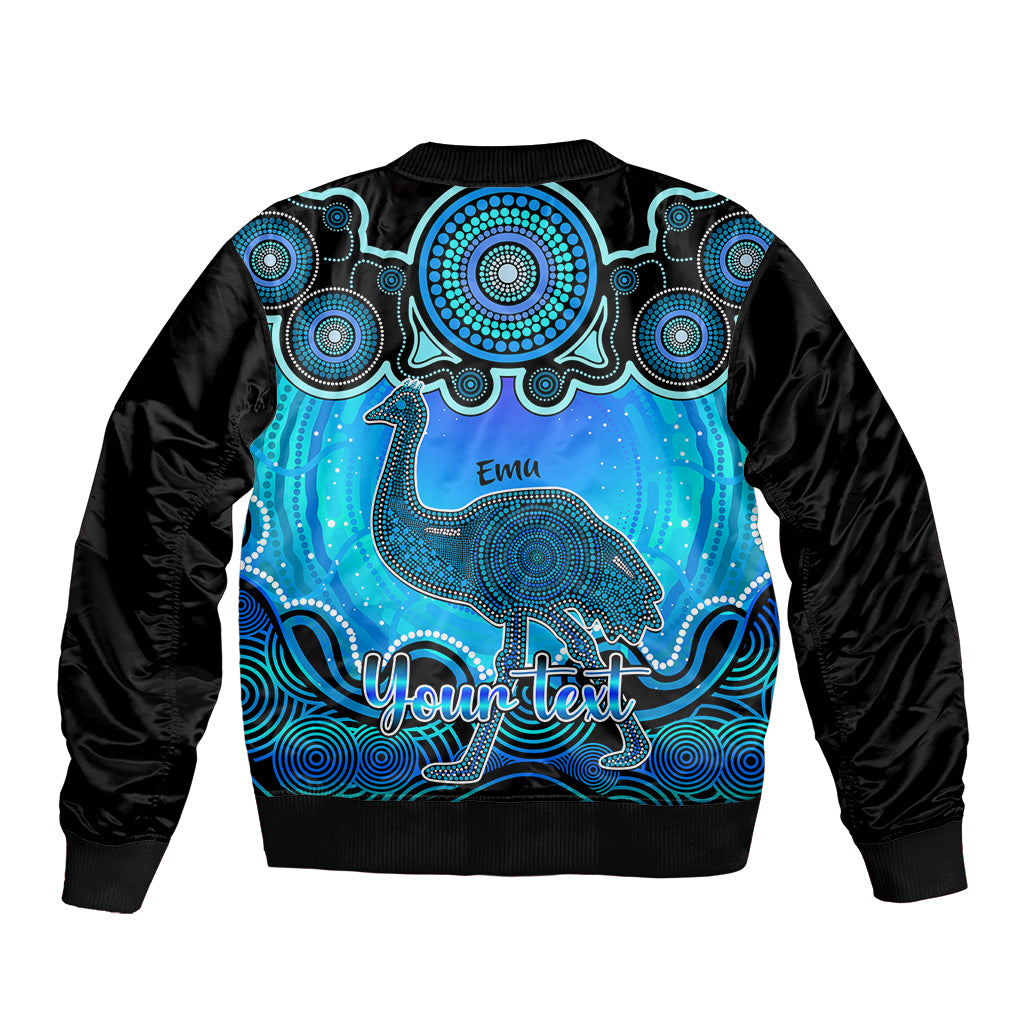 personalised-australia-aquarius-emu-zodiac-sleeve-zip-bomber-jacket-auz-astrology-aboriginal-aqua