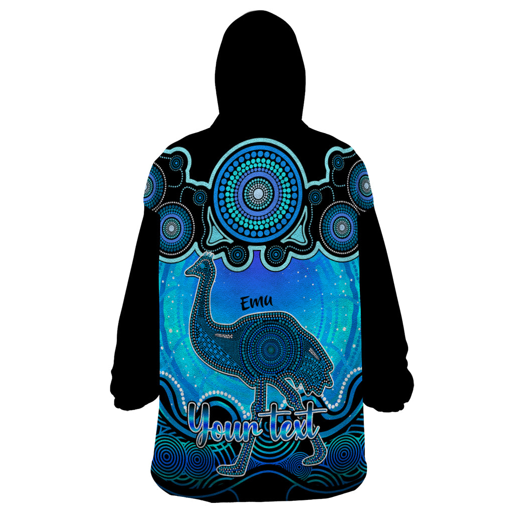 personalised-australia-aquarius-emu-zodiac-wearable-blanket-hoodie-auz-astrology-aboriginal-aqua